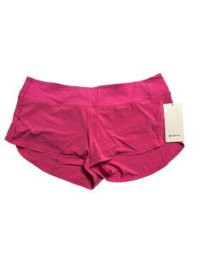 Lululemon Speed Up Low Rise 2.5" Lined Shorts Sonic Pink Size 12 or 14